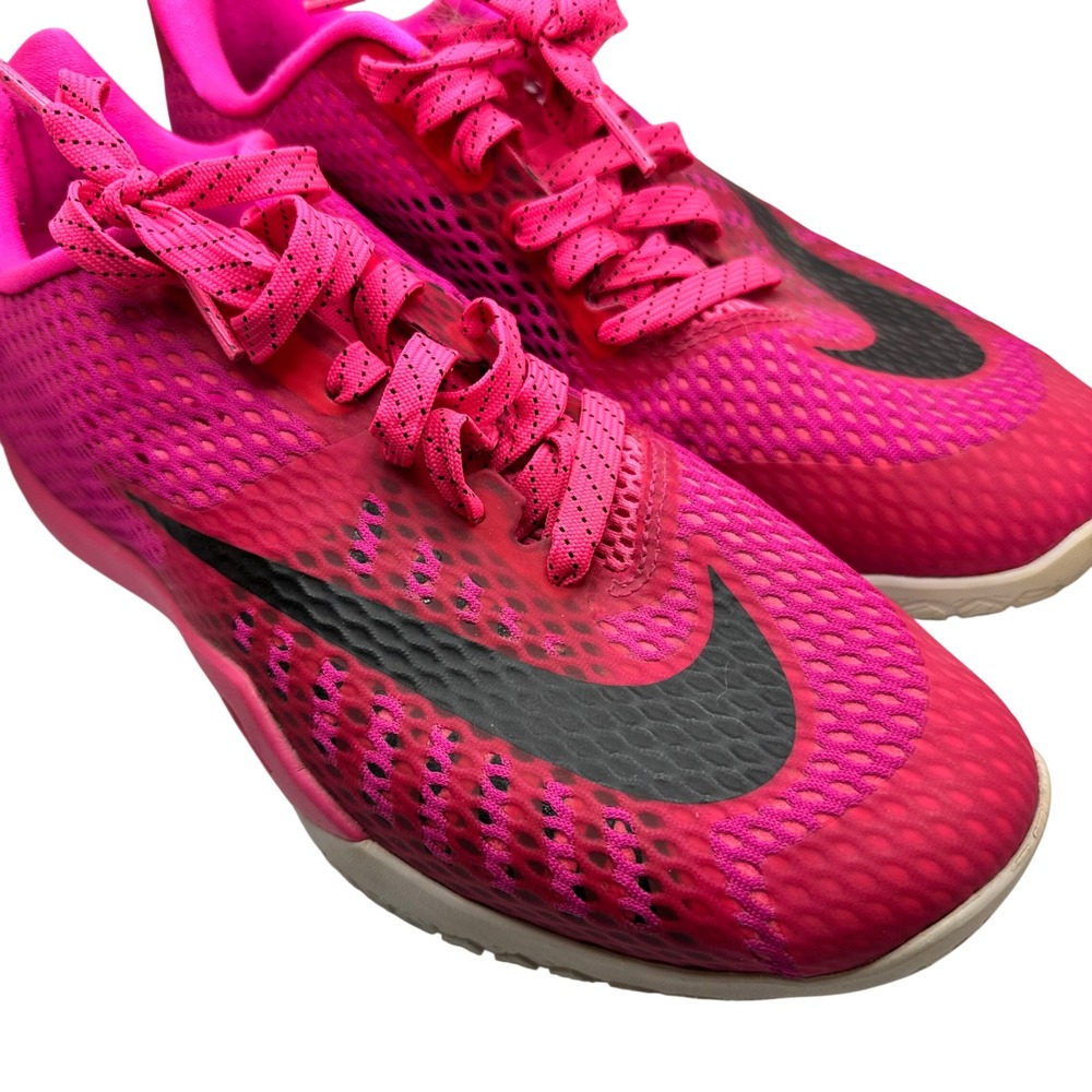 Nike Hyperlive BCA Pink Black Mesh Basketball Shoes Mens Size 9